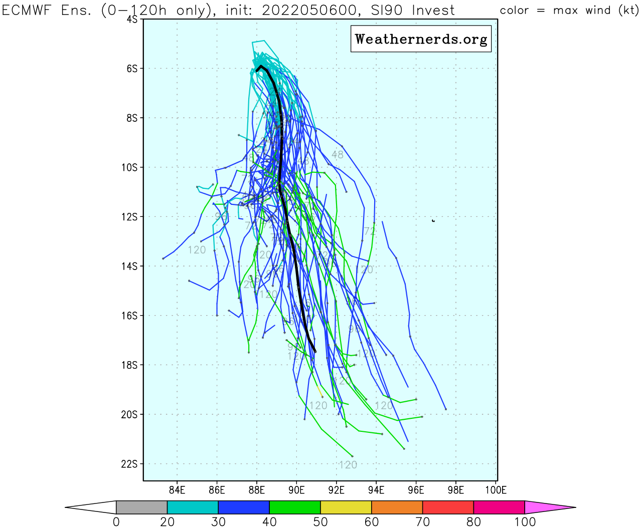 Indian Ocean: Invest 92B and Invest 90S up-graded to Medium, 06/06utc