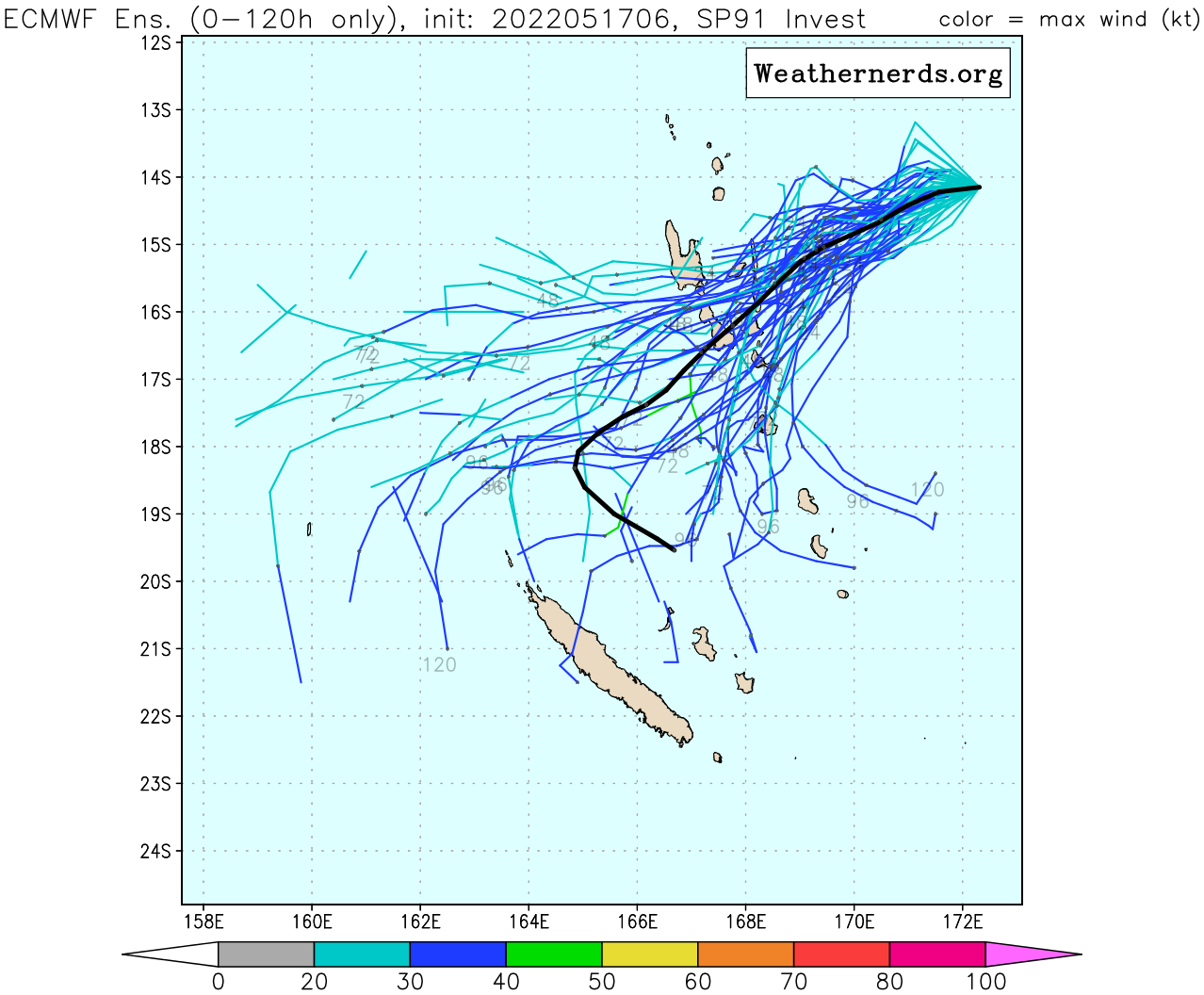 Tropical Cyclone Formation Alert issued for Invest 91P, 17/12utc