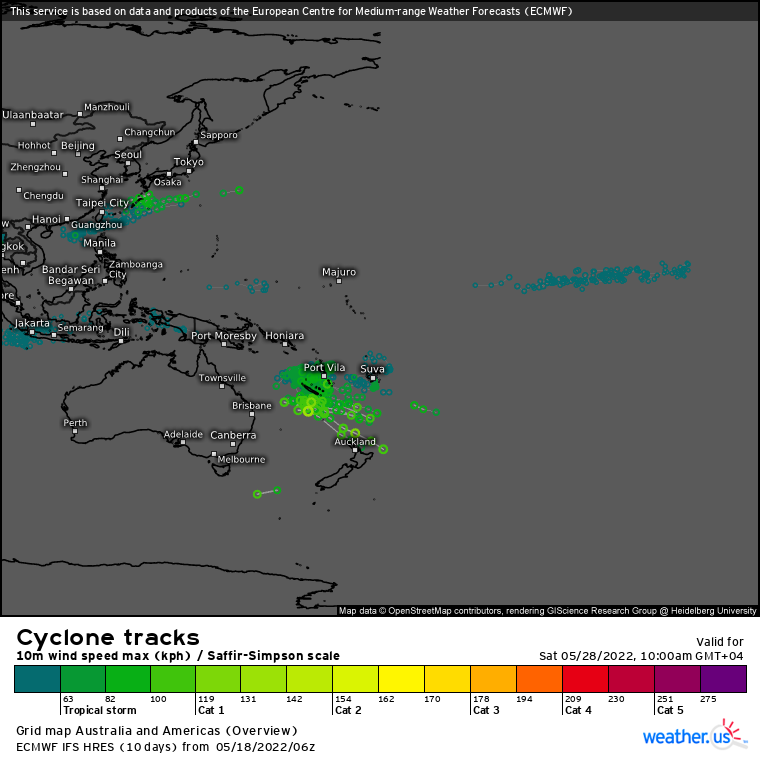 TC 26P : crossing Northern Vanuatu and peaking within 24hours, 18/15utc