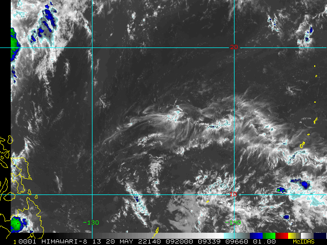TC 26P(GINA): slow-moving between Vanuatu and New Caledonia//Invest 93B making landfall: winds close to 35kts//Invest 91W, 20/09utc