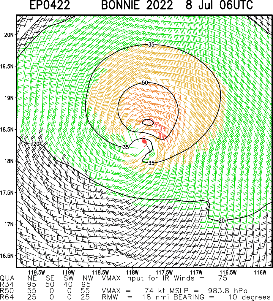 2 WEEK CYCLONIC DEVELOPMENT POTENTIAL worldwide// HU 04E(BONNIE), resilient, monitored since June 22// 08/06utc update