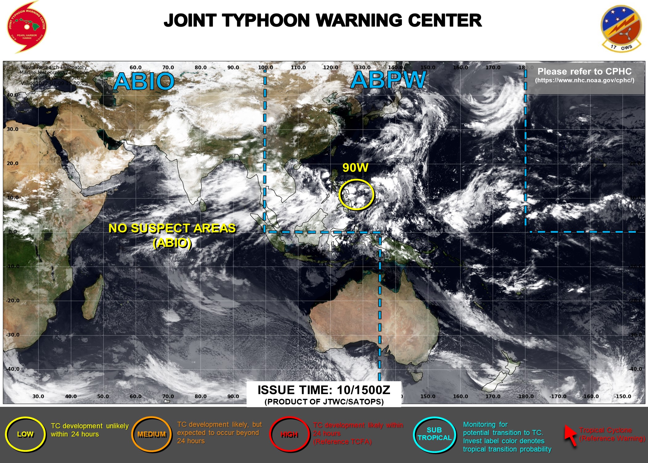 Invest 90W now on the map// TS 05E(DARBY) intensifying, 10/16utc update