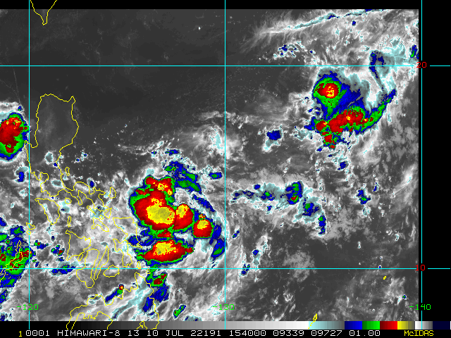 Invest 90W now on the map// TS 05E(DARBY) intensifying, 10/16utc update