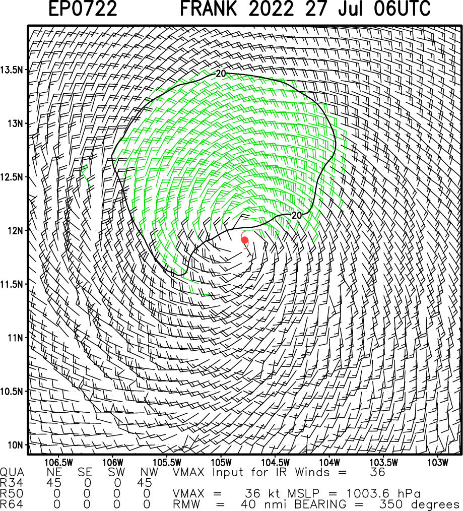 Invest 93W:Tropical Cyclone Formation Alert//Invest 95S: set to deepen next 24/48h//TS 07E(FRANK): set to reach Hurricane status by 72h,27/06utc