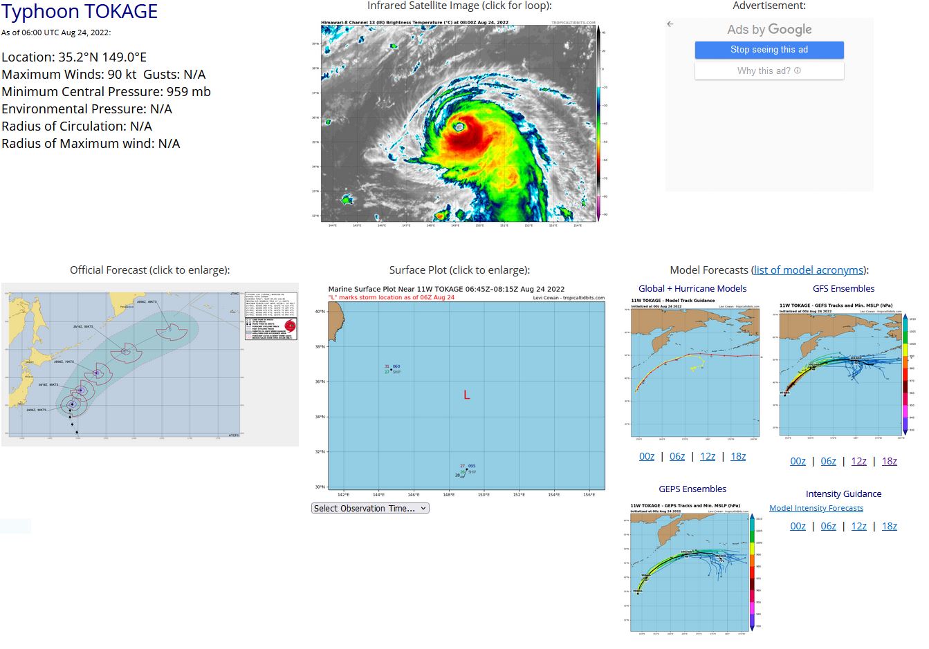 SATELLITE ANALYSIS, INITIAL POSITION AND INTENSITY DISCUSSION: ANIMATED MULTISPECTRAL SATELLITE IMAGERY (MSI) DEPICTS A COMPACT SYSTEM WITH A SYMMETRIC EYEWALL SURROUNDING AN EXPANDING 17NM ROUND EYE, WHICH SUPPORTS THE INITIAL POSITION WITH HIGH CONFIDENCE. ANIMATED ENHANCED INFRARED SATELLITE IMAGERY REVEALS STEADY OVERALL WEAKENING OF THE CONVECTIVE STRUCTURE WITH WARMING CLOUD TOPS AND THE BULK OF THE DEEP CONVECTION CONFINED TO THE SOUTHERN SEMICIRCLE. ANIMATED WATER VAPOR IMAGERY INDICATES THE MIDLATITUDE WESTERLIES ARE IMPINGING ON THE WESTERN PERIPHERY OF THE SYSTEM AS EVIDENCED IN THE 240602Z SSMIS 91GHZ MICROWAVE IMAGE, WHICH SHOWS EROSION OF THE WESTERN QUADRANT OF THE EYEWALL. UPPER-LEVEL ANALYSIS DEPICTS A SHORTWAVE TROUGH POSITIONED OVER THE WESTERN PERIPHERY OF THE SYSTEM ALTHOUGH STRONG DIFFLUENCE AND ROBUST EQUATORWARD OUTFLOW IS STILL PRESENT, WHICH IS MAINTAINING THE CORE CONVECTION AND EYE FOR NOW.