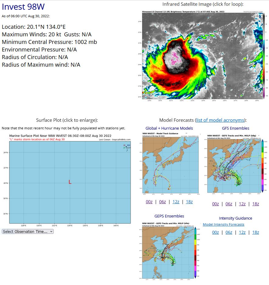 12W(HINNAMNOR) CAT4, ERC completed: intensifying again to likely STY status//98W: likely binary interaction with 12W//91L//30/09utc