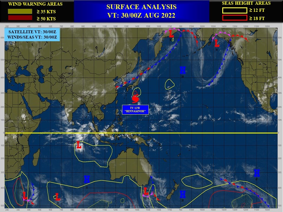 12W(HINNAMNOR) CAT4, ERC completed: intensifying again to likely STY status//98W: likely binary interaction with 12W//91L//30/09utc