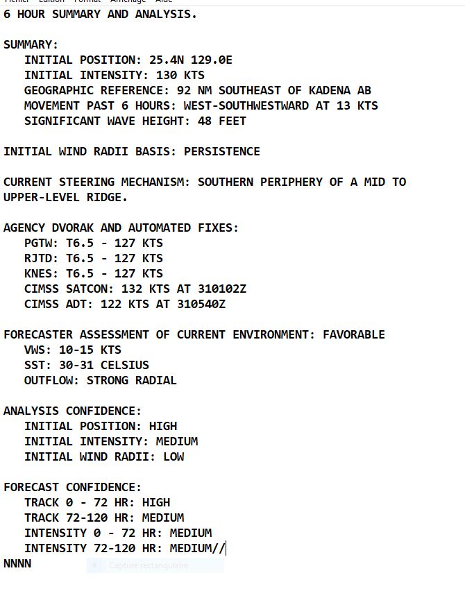 12W(HINNAMNOR) peaked at CAT 5: slow-mover next 96h//TD 13W: translating along the periphery of 12W//Invests 92E & 91L//3109utc