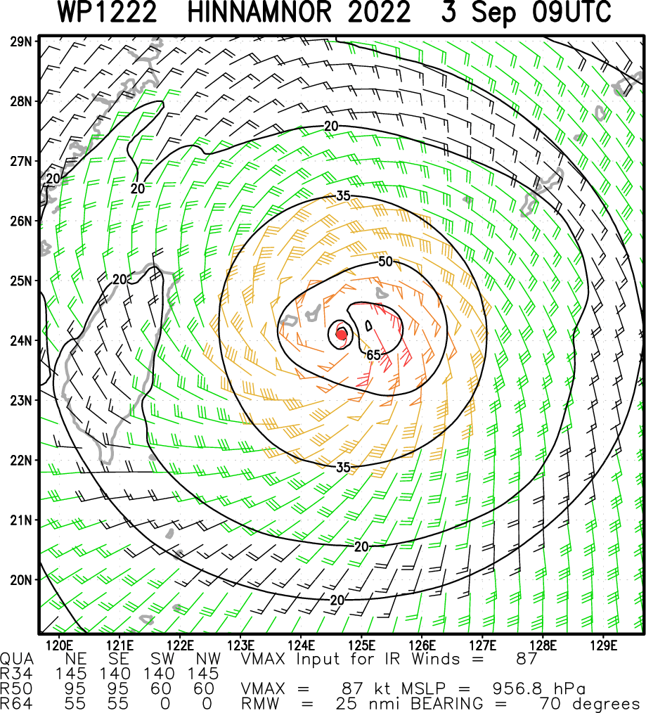 12W(HINNAMNOR) now close to ISHIKAGIJIMA,then peaking for the 3rd time by 36h//11E(JAVIER)//05L(DANIELLE)//06L(ERARL)//0309utc