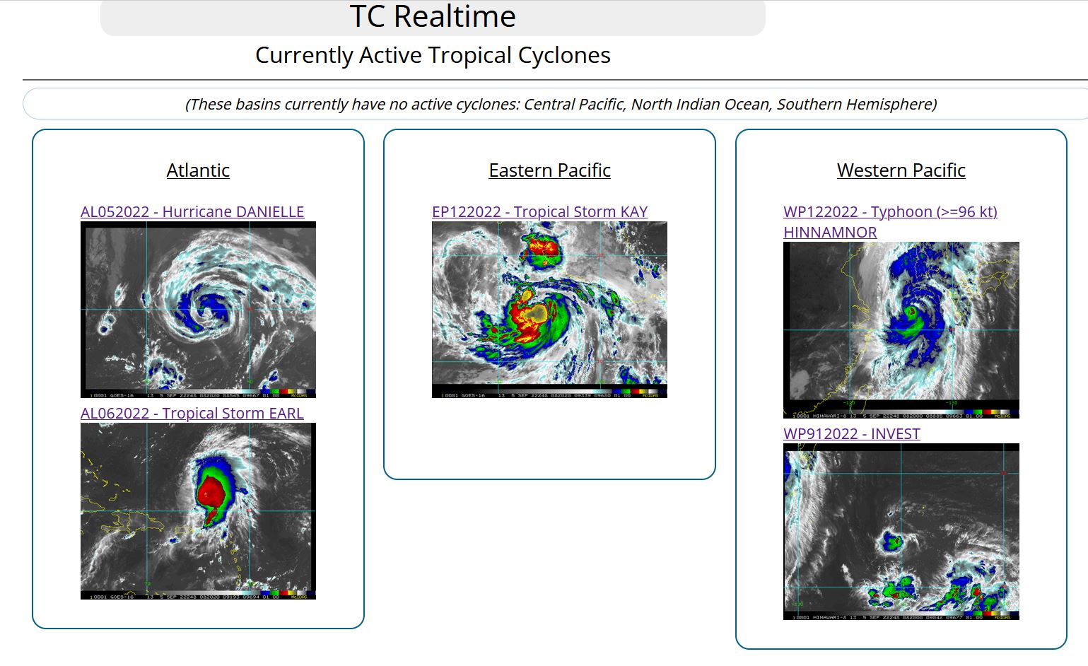 12W(HINNAMNOR) rapid ETT while remaining powerful//Invest 91W//TS 12E(KAY): intensifying//HU 05L(DANIELLE)//TS 06L(EARL),0509utc