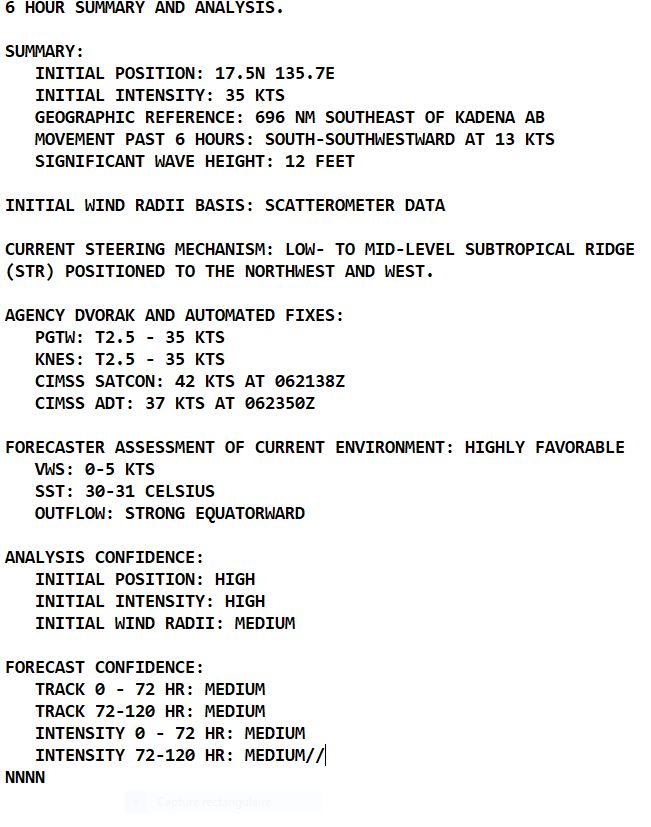 14W forecast to reach Typhoon intensity before 48h//HU 12E(KAY)//HU 05L(DANIELLE)//HU 06L(EARL)//Invest 90B, 07/06utc