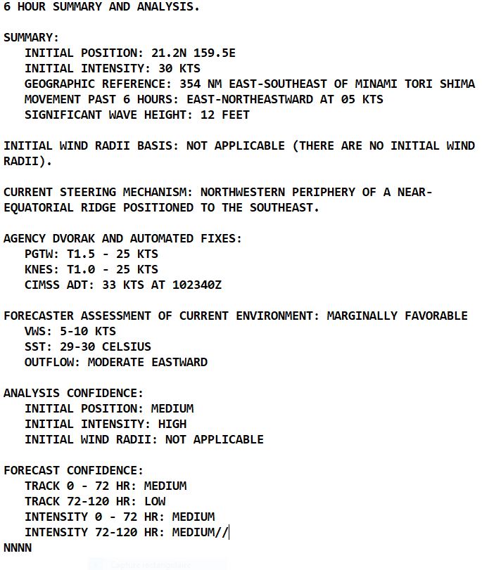 Typhoon 14W(MUIFA): RI:+40kts over 24h//TD 15W forecast to reach Typhoon level by 48h//06L(EARL): ET//1103utc