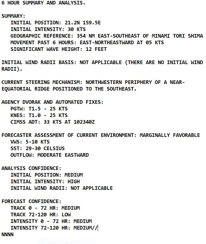 Typhoon 14W(MUIFA): RI:+40kts over 24h//TD 15W forecast to reach Typhoon level by 48h//06L(EARL): ET//1103utc