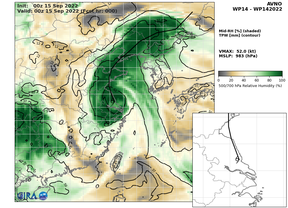 14W(MUIFA):over the Yellow Sea by 24h//15W(MERBOK): ETT with Hurricane force winds//16W(NANMADOL):up to CAT4 within 48h//1509utc