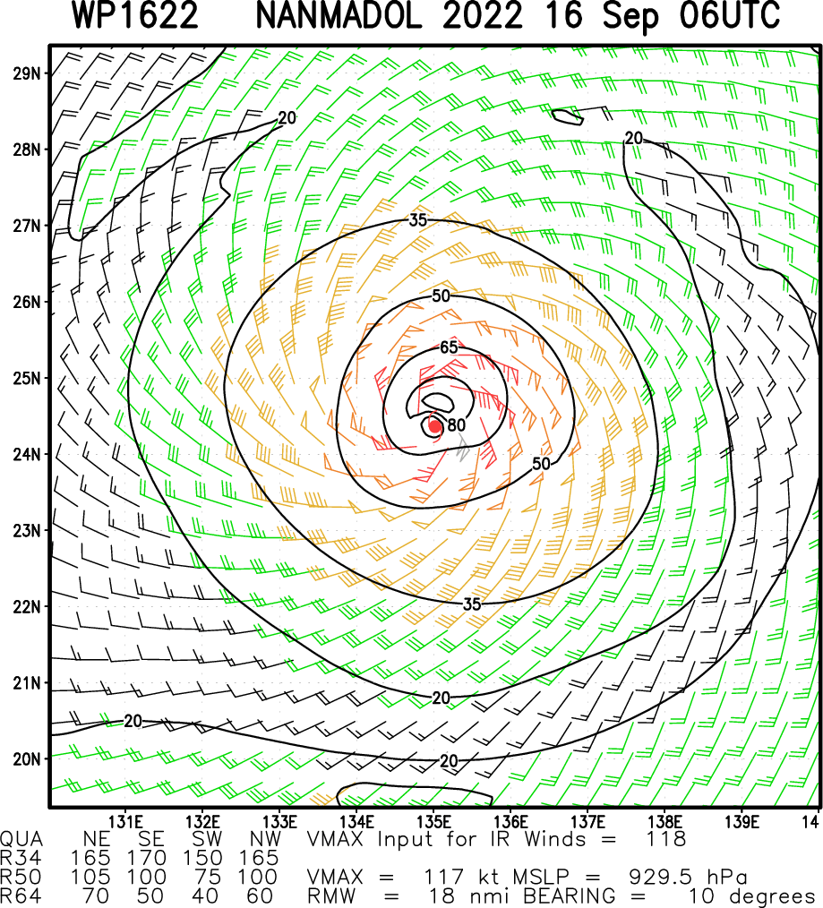 16W(NANMADOL):now CAT4 to Super Typhoon by 24h//14W(MUIFA):Final Warning//TS 13E(LESTER)//Invest 94E//TS 07L(FIONA)//1609utc