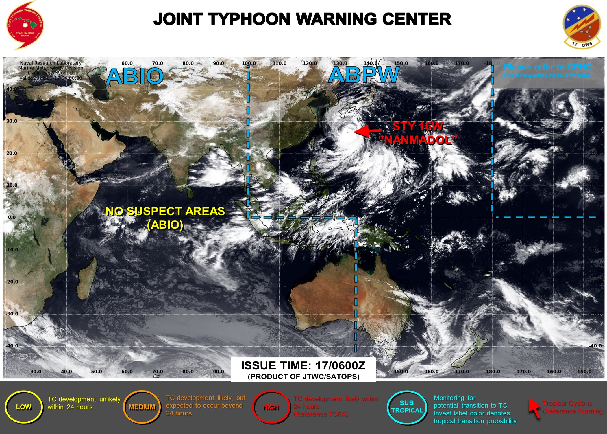 JTWC IS ISSUING 6HOURLY WARNINGS AND 3HOURLY SATELLITE BULLETINS ON 16W.