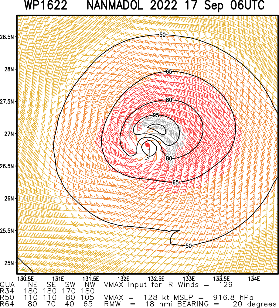 Western North Pacific: 16W(NANMADOL): 2nd Super Typhoon of the season 