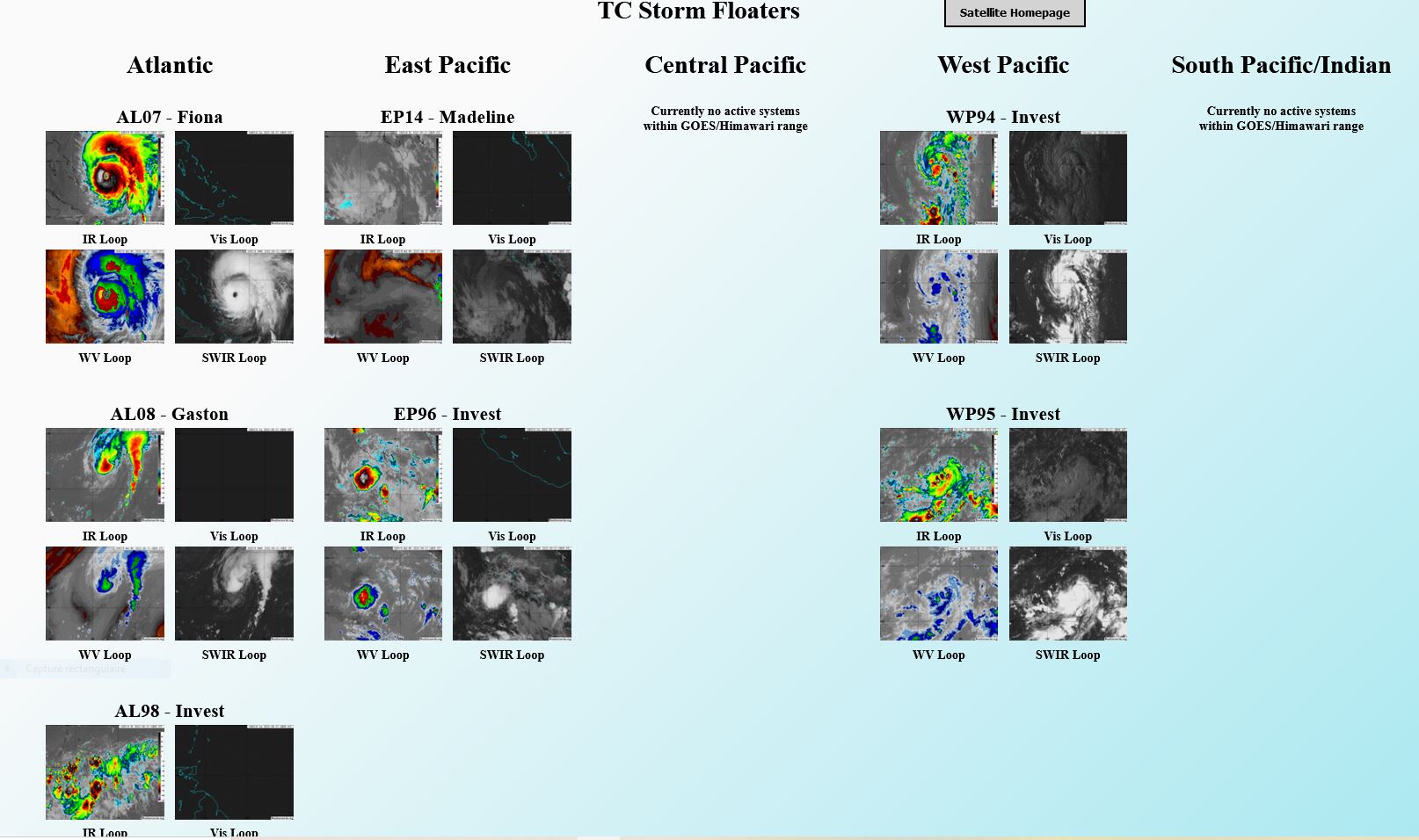 Invest 94W: TC Formation Alert//Invest 95W: on the map//HU 07L(FIONA): up to strong CAT 4 within 24H//TS 08L(GASTON)//2109utc Invest 94W: TC Formation Alert//Invest 95W: on the map//HU 07L(FIONA): up to strong CAT 4 within 24H//TS 08L(GASTON)//2109utc