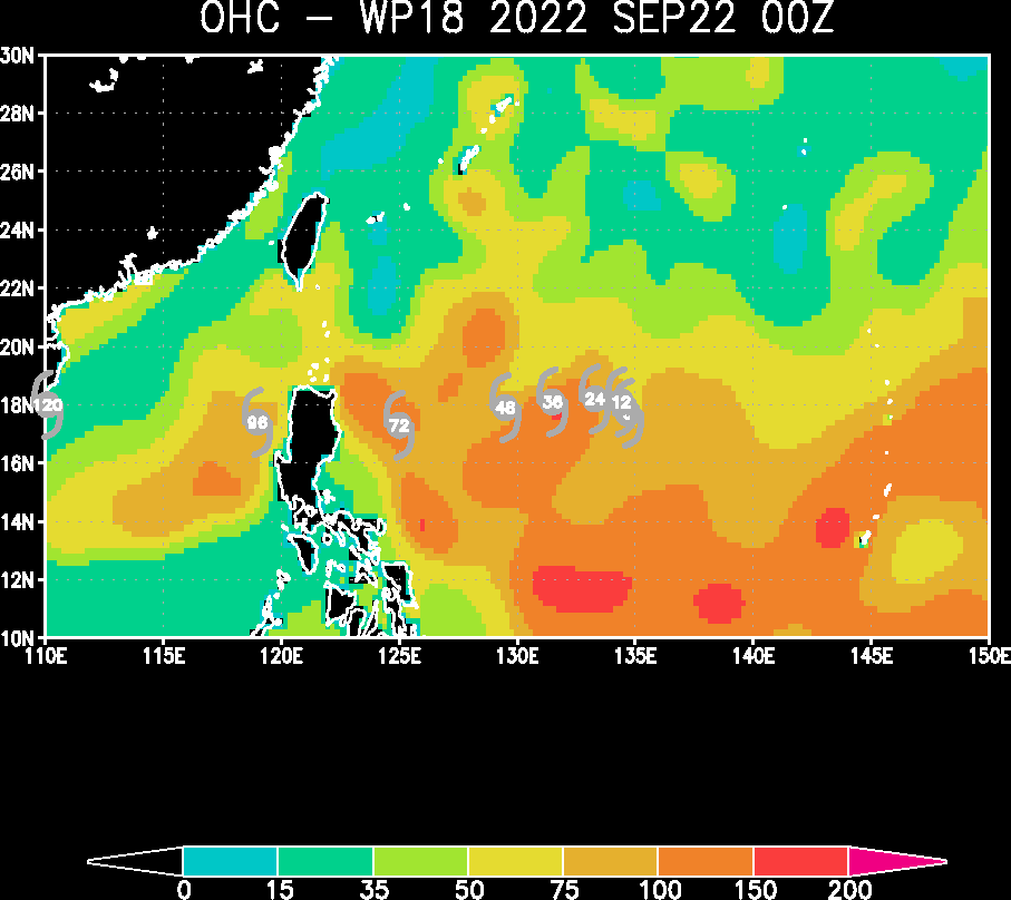 18W gradually approaching Northern Luzon and intensifying//17W//96W//15E(NEWTON)//HU 07L(FIONA)CAT4// TS 08L(GASTON)//22/09utc