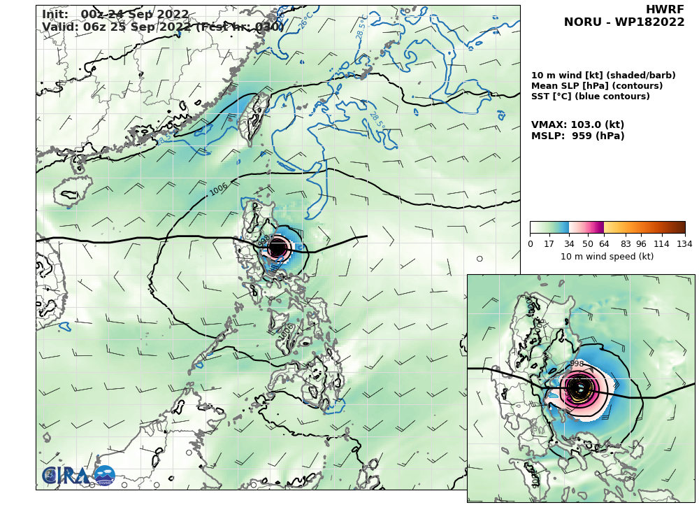 18W(NORU): approaching Luzon and intensifying significantly//17W(TALAS)//Invest 96W//Fomer CAT 4 07L(FIONA)//TS 09L(IAN)//2406utc