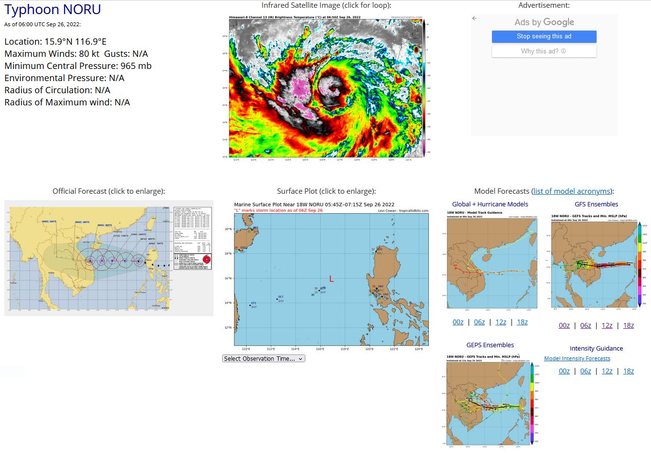 SATELLITE ANALYSIS, INITIAL POSITION AND INTENSITY DISCUSSION: TY 18W HAS WEAKENED SLIGHTLY, HOWEVER, THE SYSTEM IS WELL-ORGANIZED  WITH IMPROVING POLEWARD OUTFLOW. ANIMATED ENHANCED INFRARED (EIR)  SATELLITE IMAGERY SHOWS THE BULK OF THE SPIRAL BANDING OVER THE  SOUTHERN SEMICIRCLE WITH FLARING DEEP CONVECTION OVER THE CENTER,  HOWEVER, FRAGMENTED BANDING HAS RE-DEVELOPED OVER THE WESTERN  QUADRANT. A 242226Z SSMIS 91GHZ MICROWAVE IMAGE DEPICTS TIGHTLY- CURVED BANDING WRAPPING INTO A WELL-DEFINED LOW-LEVEL CIRCULATION  CENTER, WHICH SUPPORTS THE INITIAL POSITION WITH HIGH CONFIDENCE. THE  INITIAL INTENSITY OF 75 KTS IS BASED PRIMARILY ON THE RJTD DVORAK  INTENSITY ESTIMATE AND THE CIMSS ADT ESTIMATE. ENVIRONMENTAL  CONDITIONS HAVE IMPROVED AS THE SYSTEM TRACKS AWAY FROM LUZON WITH  MODERATE RADIAL OUTFLOW AND LOW VERTICAL WIND SHEAR. SATELLITE ANALYSIS, INITIAL POSITION AND INTENSITY DISCUSSION: TY 18W HAS WEAKENED SLIGHTLY, HOWEVER, THE SYSTEM IS WELL-ORGANIZED  WITH IMPROVING POLEWARD OUTFLOW. ANIMATED ENHANCED INFRARED (EIR)  SATELLITE IMAGERY SHOWS THE BULK OF THE SPIRAL BANDING OVER THE  SOUTHERN SEMICIRCLE WITH FLARING DEEP CONVECTION OVER THE CENTER,  HOWEVER, FRAGMENTED BANDING HAS RE-DEVELOPED OVER THE WESTERN  QUADRANT. A 242226Z SSMIS 91GHZ MICROWAVE IMAGE DEPICTS TIGHTLY- CURVED BANDING WRAPPING INTO A WELL-DEFINED LOW-LEVEL CIRCULATION  CENTER, WHICH SUPPORTS THE INITIAL POSITION WITH HIGH CONFIDENCE. THE  INITIAL INTENSITY OF 75 KTS IS BASED PRIMARILY ON THE RJTD DVORAK  INTENSITY ESTIMATE AND THE CIMSS ADT ESTIMATE. ENVIRONMENTAL  CONDITIONS HAVE IMPROVED AS THE SYSTEM TRACKS AWAY FROM LUZON WITH  MODERATE RADIAL OUTFLOW AND LOW VERTICAL WIND SHEAR.