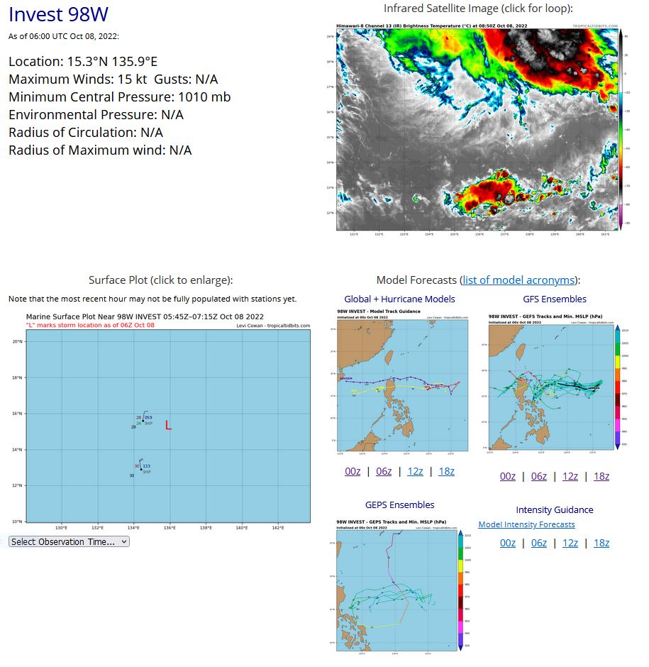 Invest 97W & 98W// TC 03S(BALITA) short favourable window // TS 13L(JULIA): Rapid intensification next 24h//0809utc