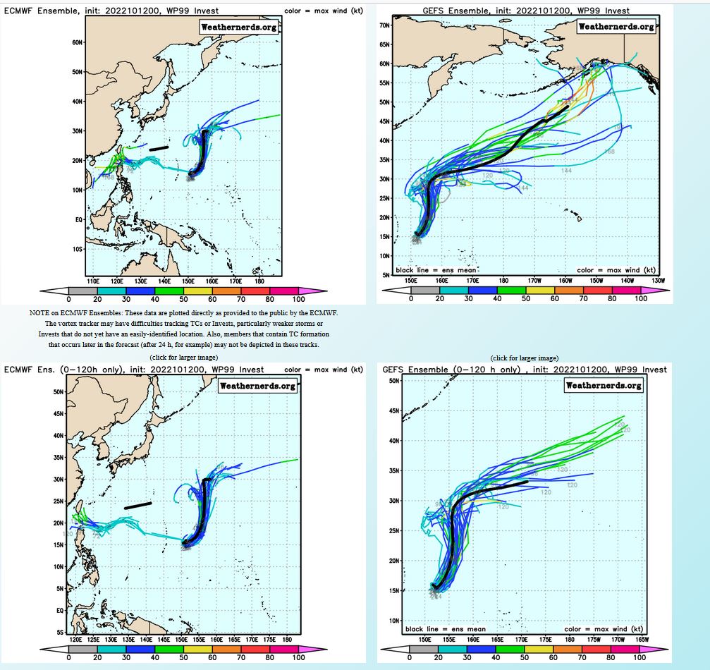 GLOBAL MODELS ARE IN GOOD  AGREEMENT THAT 99W WILL CONTINUE TO BE BLOCKED BY THE AREA OF HIGH  PRESSURE TO THE NORTH OVER THE NEXT FEW HOURS, THUS CAUSING IT TO  RETROGRADE TO THE SOUTHEAST, ALMOST COMPLETING A LOOP BY TAU 36, AND  THEN HIGH TAIL IT TO THE NORTHEAST AS THAT BARRIER RIDGE SLIGHTLY  WEAKENS.