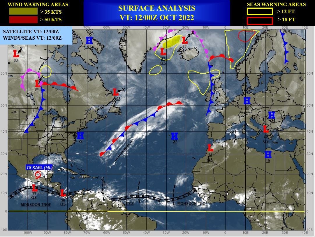 TCFA: Invest 98W & Invest 99W //Invest 97W strong intensification possible next 120h//Invest 90W developing//TS 14L(KARL)//1209utc