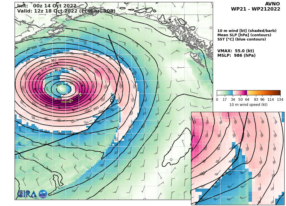 NUMERICAL MODELS CONTINUE TO INDICATE THAT TS 21W WILL DISSIPATE AND THE REMNANTS WILL GET ABSORBED INTO A LARGER, DEVELOPING SUBTROPICAL LOW (INVEST 91W). THIS NEWLY-DEVELOPED SUBTROPICAL LOW COULD THEN DEEPEN AND TRACK POLEWARD WITH EXPANDING GALE-FORCE WINDS.