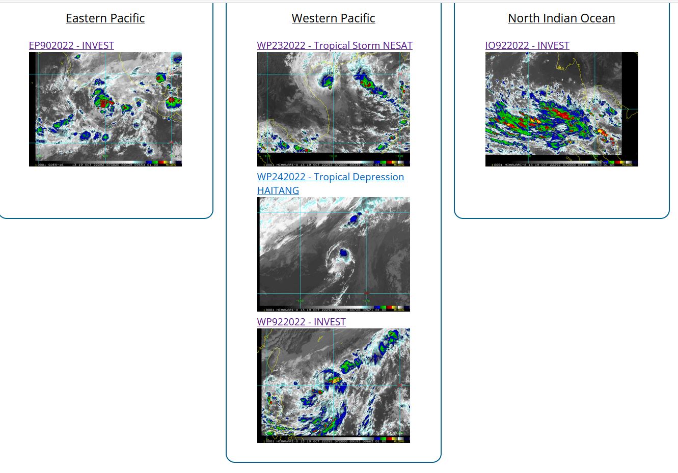 Former CAT2 23W(NESAT) weakening rapidly//24W(HAITANG) was briefly tropical //Invest 92W upgraded//Invest 92B//Invest 90E:TCFA//1906utc