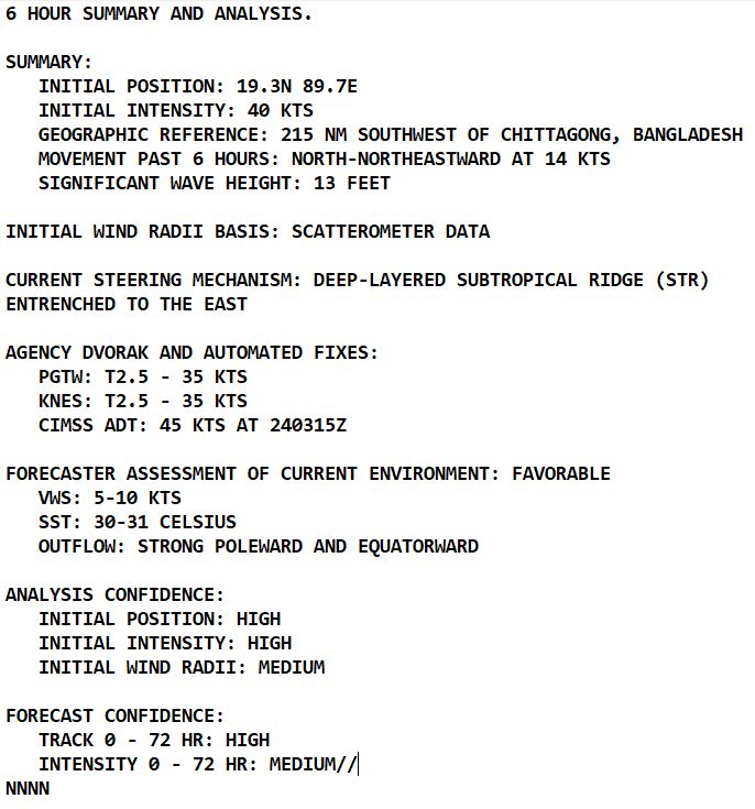 05B(SITRANG)intensifying,forecast landfall west of Chittagong//Invest 93W//19E(ROSLYN)peaked at CAT 4,made landfall//Invest 94L//2409utc