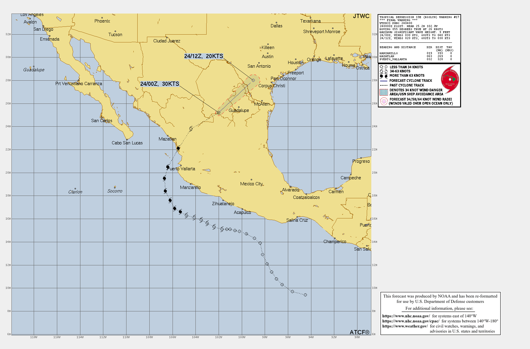 05B(SITRANG)intensifying,forecast landfall west of Chittagong//Invest 93W//19E(ROSLYN)peaked at CAT 4,made landfall//Invest 94L//2409utc