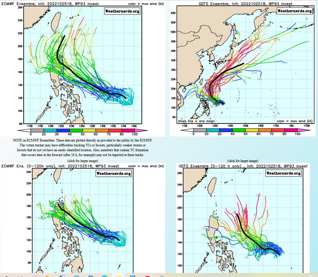 Invest 93W:Tropical Cyclone Formation Alert//Invest 94L// GTHO maps up to mid November// 2603utc