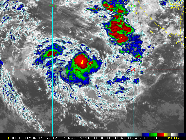 26W(NALGAE)final warning//Invest 93S up-graded//15L(LISA) made landfall near peak intensity//16L(MARTIN)high latitude Hurricane//0307utc