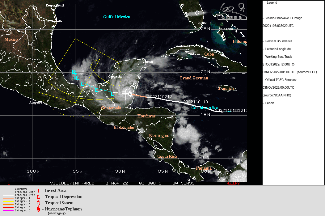 26W(NALGAE)final warning//Invest 93S up-graded//15L(LISA) made landfall near peak intensity//16L(MARTIN)high latitude Hurricane//0307utc