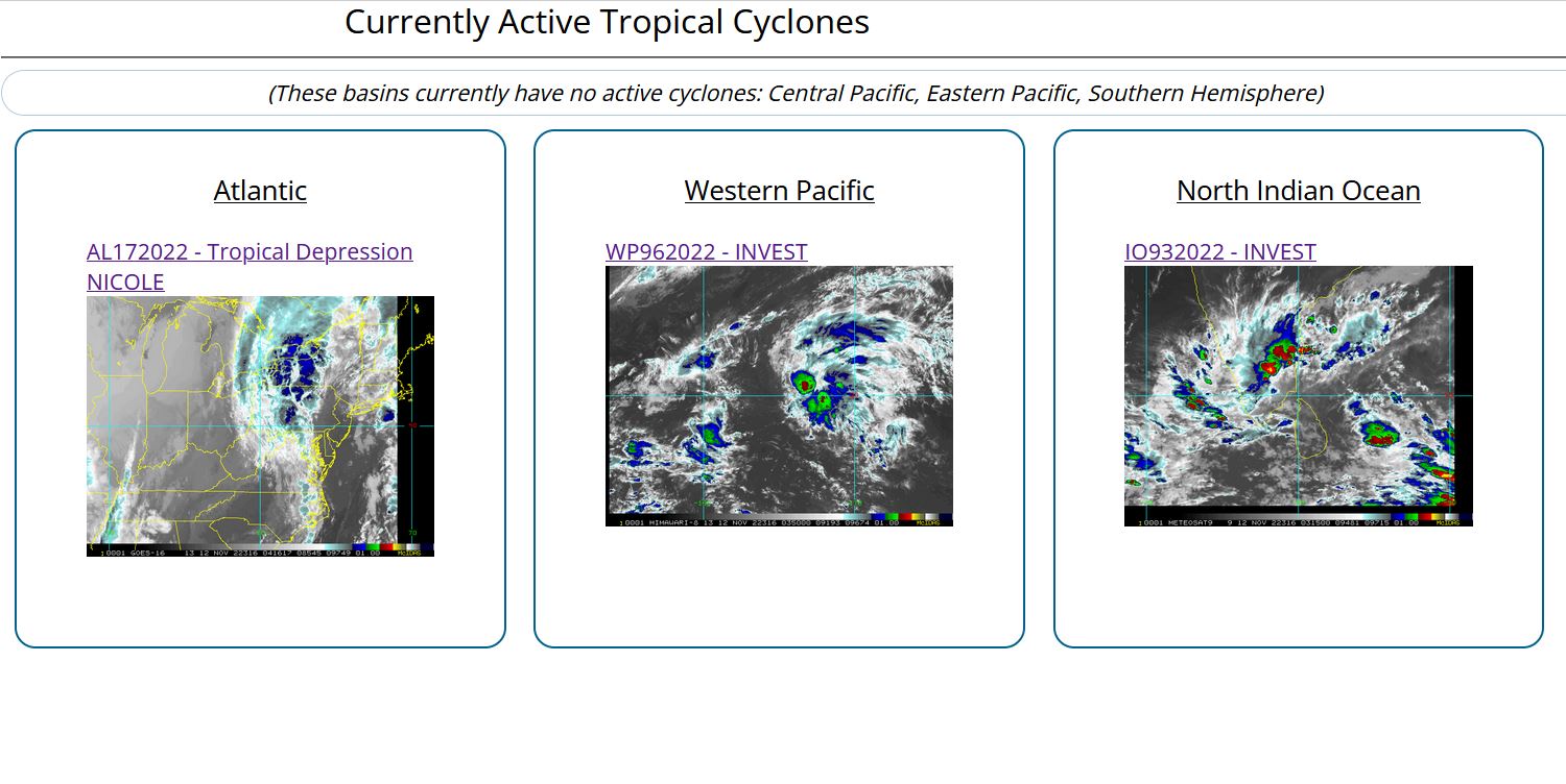 Invest 96W: Tropical Cyclone Formation Alert//Invest 93B// 1206utc