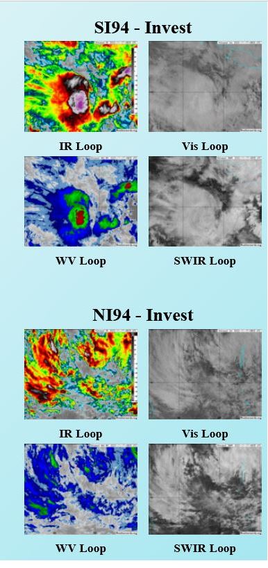 Indian Ocean: Invest 94S: 2nd Tropical Cyclone Formation Alert//Invest 94B// GTHO maps// 1706utc