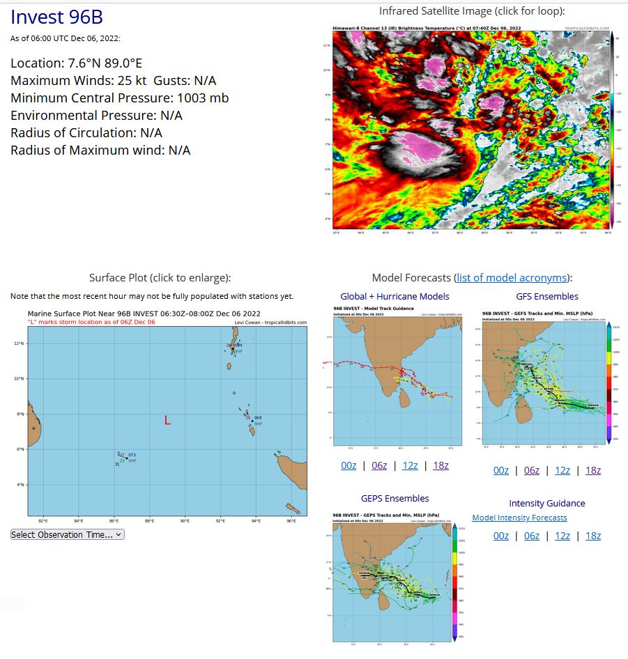 Invest 96B: TCFA// Invest 96S has not surrendered yet//Invest 92W//Invest 99L// 06/09utc