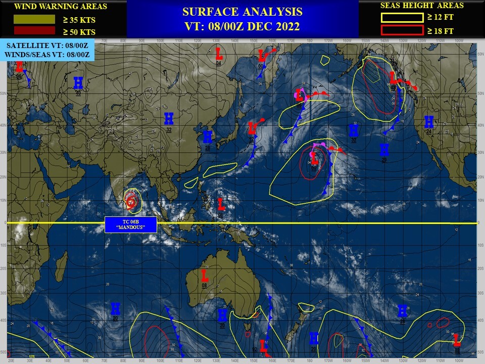 TC 06B(MANDOUS)// Invest 92W// Invest 99L// GTHO maps next 3 weeks// 0812utc