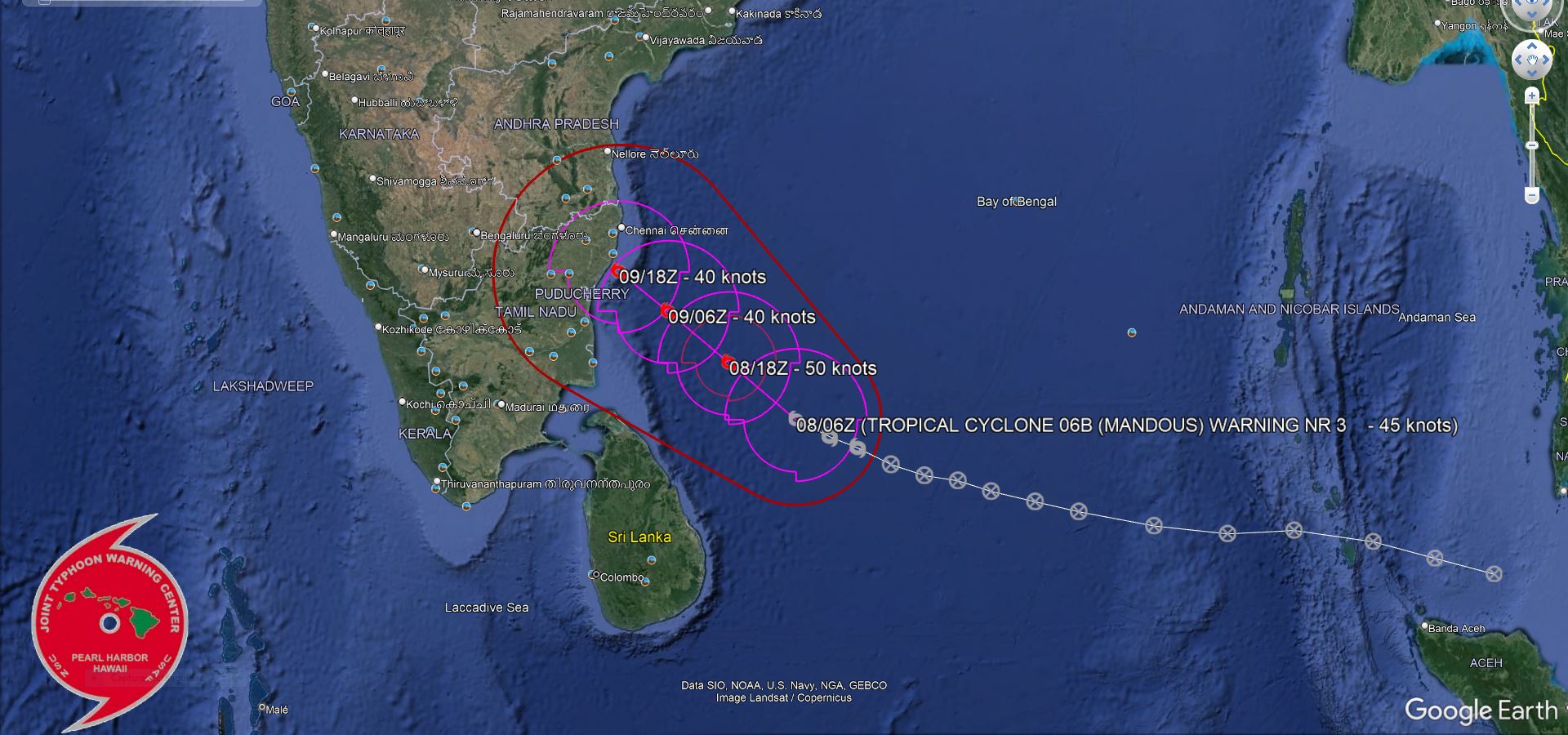 TC 06B(MANDOUS)// Invest 92W// Invest 99L// GTHO maps next 3 weeks// 0812utc