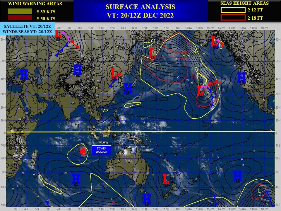 TC 05S(DARIAN) reaches unexpected heights: Super Typhoon intensity//Invest 90S up-graded//Invest 98B//Invest 94W// 2106utc