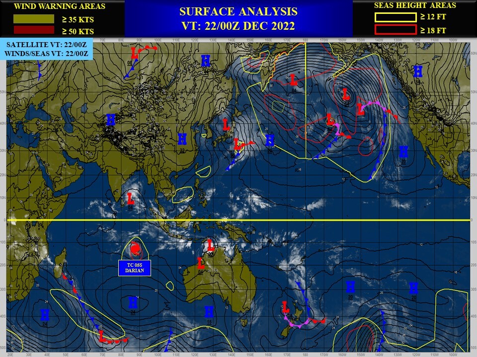 CAT 4 TC 05S(DARIAN): gradual weakening likely next 48h//Invest 90S: TCFA//Invest 98B//Invest 94W//GTHO maps up to 3weeks//2206utc 
