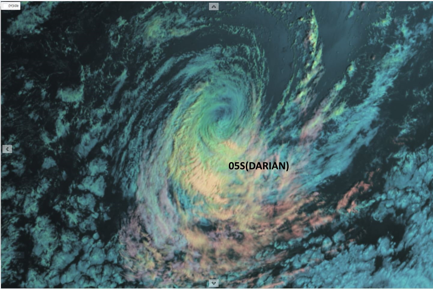 SATELLITE ANALYSIS, INITIAL POSITION AND INTENSITY DISCUSSION: TROPICAL CYCLONE (TC) 05S HAS CONTINUED TO WEAKEN DUE TO PERSISTENT NORTHERLY VERTICAL WIND SHEAR, COOLER SEA SURFACE TEMPERATURE AND DRY AIR ENTRAINMENT AS EVIDENCED IN ANIMATED MULTISPECTRAL SATELLITE IMAGERY, WHICH SHOWS AN EXPOSED LOW-LEVEL CIRCULATION CENTER (LLCC) WITH RAPIDLY-DECAYING DEEP CONVECTION CONFINED TO THE SOUTHERN SEMICIRCLE. DESPITE THE POOR DEEP CONVECTIVE STRUCTURE, LOW-LEVEL BANDING CONTINUES TO WRAP TIGHTLY INTO A WELL-DEFINED LLCC. ADDITIONALLY, A 272331Z SSMIS 37GHZ MICROWAVE IMAGE REVEALS SHALLOW BANDING WRAPPING INTO A RAGGED BUT DEFINED LLCC, WHICH, ALONG WITH THE MSI, SUPPORTS THE INITIAL POSITION WITH HIGH CONFIDENCE. A RECENT 271953Z AMSR2 WINDSPEED IMAGE INDICATES AN ASYMMETRIC WIND FIELD BUT SHOWS A SWATH OF 50-61 KNOT WINDS OVER THE SOUTHERN QUADRANT, THEREFORE, THE INITIAL INTENSITY IS HELD AT 60 KNOTS. THIS ESTIMATE IS CONSISTENT WITH THE DVORAK CURRENT INTENSITY ESTIMATES AS WELL AS THE CIMSS SATCON ESTIMATE.