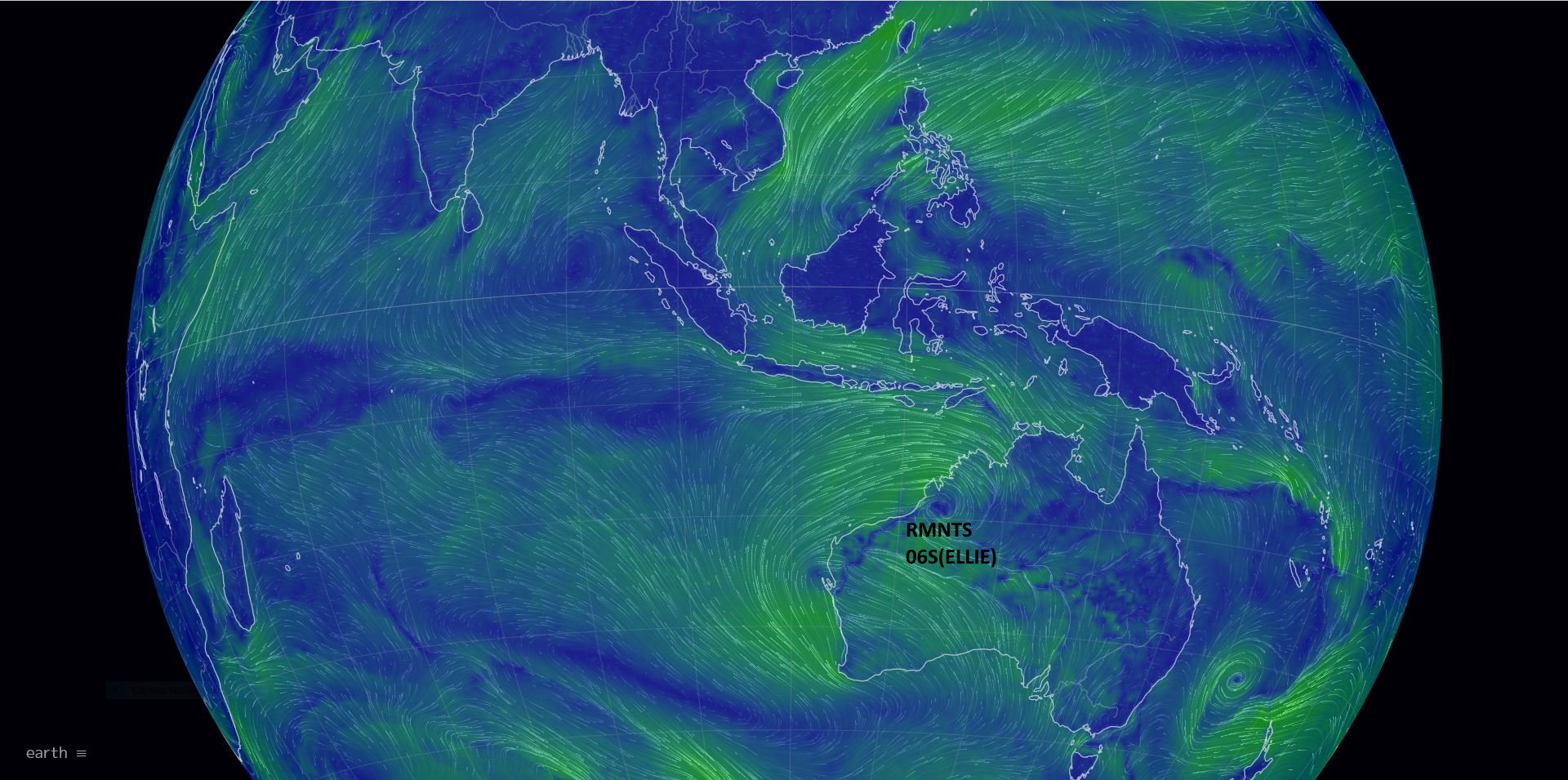 Rain-bearing over-land remnants of 06S(ELLIE): up-graded// Invest92P// 0309utc
