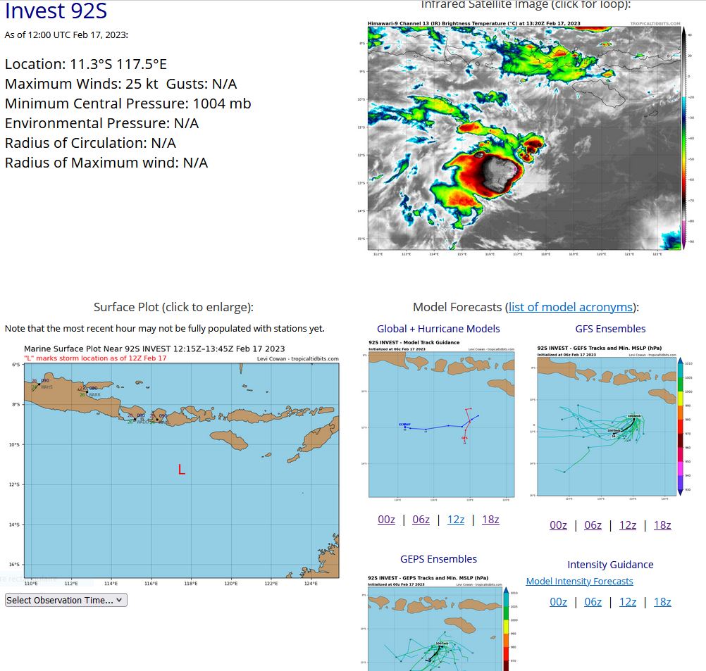 TC 11S(FREDDY): powerful and compact CAT 4 US approaching the Mascarenes//Invest 99W//Invest 91P//Invest 92S// 1715utc update