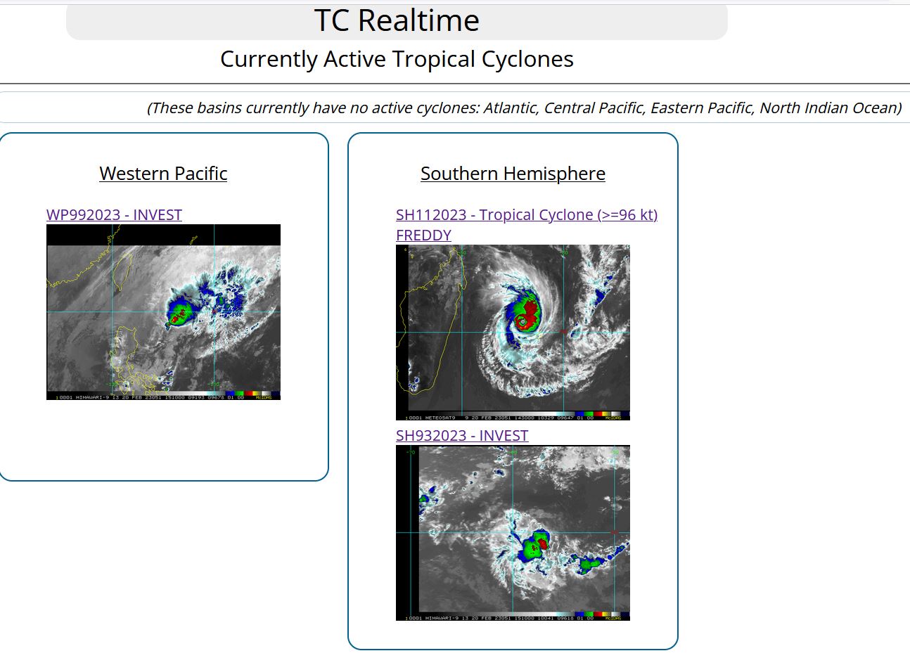 TC 11S(FREDDY)set to make landfall near Mananjary/MADAGASCAR shortly after 24h as a strong CAT3 US//Invest 99W//Invest 93S// 2015utc