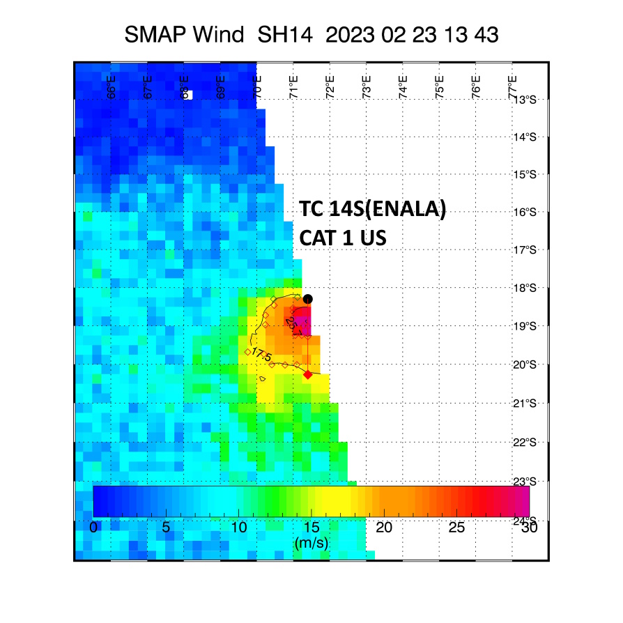 TC 11S(FREDDY) making landfall at CAT 1 US South of Vilankulos//TC 14S(ENALA) peaked at CAT 1//Invest 94P//Invest 95S//2403utc