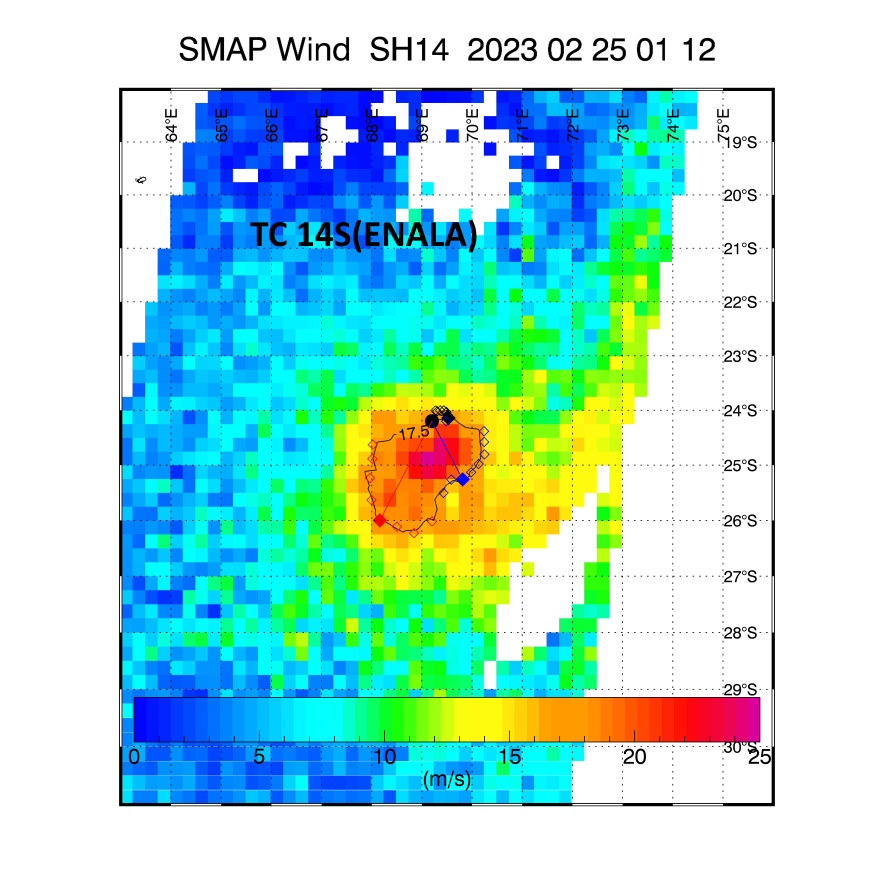 TC 14S(ENALA) gradually weakening next 48h//Over-land remnants of CAT 5 11S(FREDDY)//Invest 94P set to intensify//2515utc