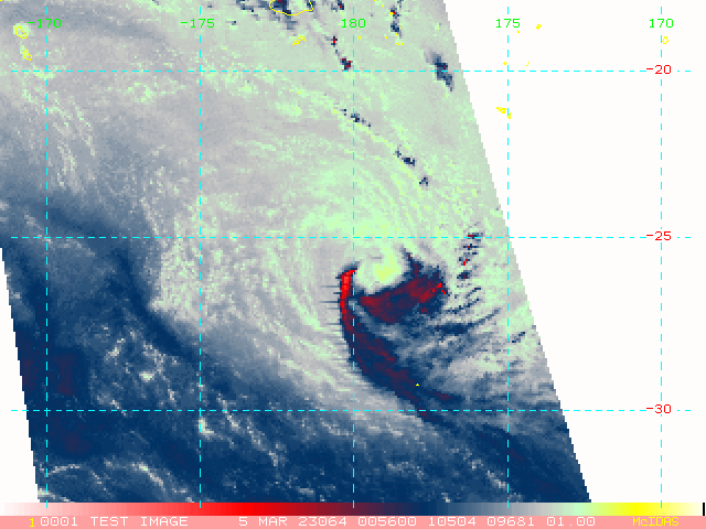 SATELLITE ANALYSIS, INITIAL POSITION AND INTENSITY DISCUSSION: TC 16P (KEVIN) CONTINUES TO RAPIDLY WEAKEN AND HAS BEGUN SUBTROPICAL TRANSITION (STT). ANIMATED MULTISPECTRAL SATELLITE IMAGERY (MSI) AS WELL AS ENHANCED INFRARED (EIR) IMAGERY SHOWS THE SYSTEM IS BEGINNING TO DECOUPLE, WITH THE LOW LEVEL CIRCULATION CENTER (LLCC) STARTING TO LAG BEHIND THE MID AND UPPER-LEVEL ROTATION, WHICH IS RACING TO THE SOUTHEAST. THE OUTER BANDS OF THE LLCC ARE STARTING TO PEAK OUT FROM UNDER THE CONVECTIVE CANOPY AND PROVIDED GOOD SUPPORT FOR PLACEMENT OF THE INITIAL POSITION A BIT BEHIND THE PGTW FIX POSITION. A 042105Z AMSU-B 89GHZ MICROWAVE IMAGE REVEALED WELL-ORGANIZED LOW-LEVEL BANDS WRAPPING INTO THE CENTER FROM THE NORTH, WITH MORE VIGOROUS CONVECTIVE BANDING FEATURES DRAPED ACROSS THE SOUTHERN PERIPHERY. THE INITIAL INTENSITY IS ASSESSED WITH MEDIUM CONFIDENCE AT 90 KNOTS, WHICH IS RIGHT IN THE MIDDLE BETWEEN THE AGENCY DVORAK FINAL-T (FT) AND CURRENT INTENSITY (CI) ESTIMATES (T4.5 AND T5.5 RESPECTIVELY) AND CLOSE THE AIDT ESTIMATE OF 88 KNOTS. THE ENVIRONMENT IS DETERIORATING FAST, CHARACTERIZED BY HIGH VWS, AND MODEST SSTS OFFSET BY VERY STRONG POLEWARD OUTFLOW.
