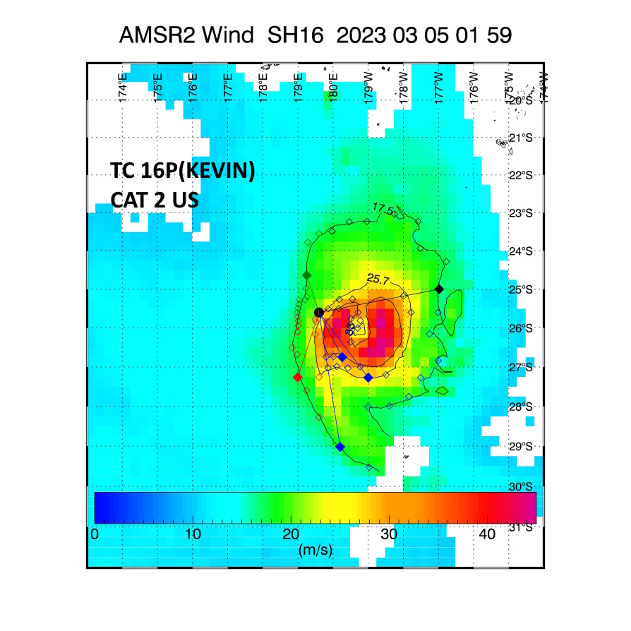 TC 16P(KEVIN) subtropical transition//TC 11S(FREDDY) intensifying beyond 24h//SS 15P(JUDY)//Invest 97P// 0503utc